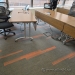 Modular Rolling Training Nesting Table w/ Privacy Screen, Power